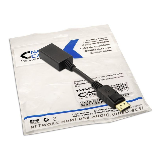Nanocable Adaptador Displayport (M) a Hdmi (H) Main Image