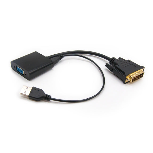 Nanocable Conversor DVI 24+1/M A VGA HDB15/H 10 cm Main Image