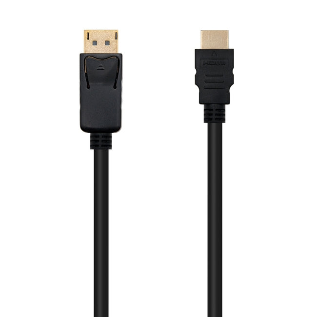 Nanocable Cable Conversor DP a HDMI 3 M Negro Hover Image