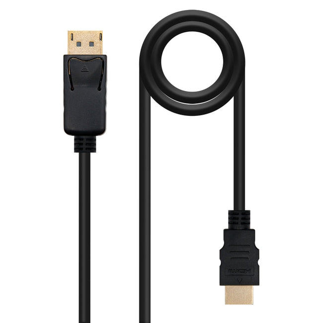 Nanocable Cable Conversor DP a HDMI 3 M Negro Main Image
