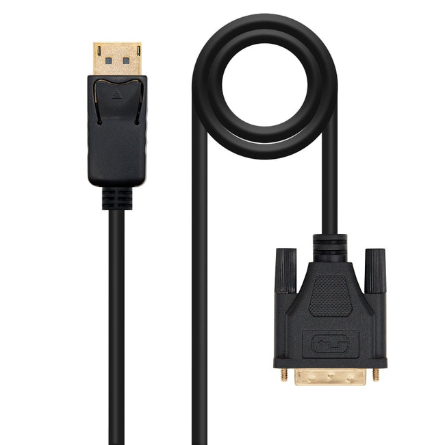 Nanocable Cable Conversor DP a DVI 2 M Negro Main Image