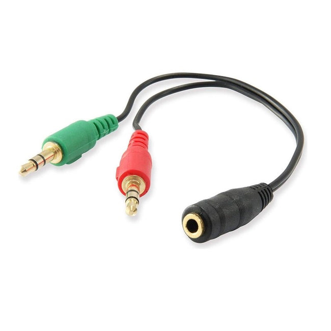 Ewent Cable Audio Jack 3,5/H-2 Jack 3,5/M - 0,15mt Hover Image