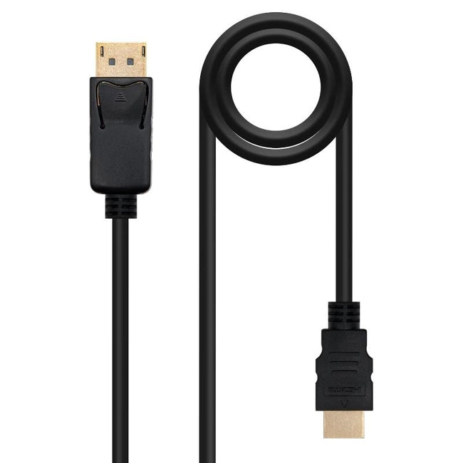 Nanocable Cable Conversor DP a HDMI Negro 10m Hover Image