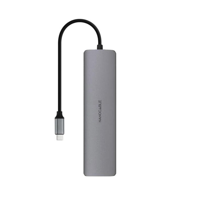 Nanocable Hub 8en1 USB-A+USB-C+HDMI+USB-C PD+Jack Main Image