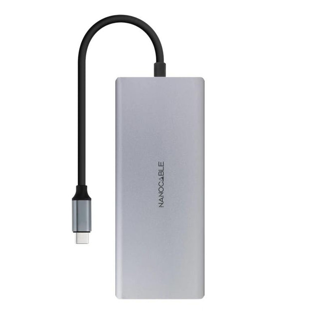 Nanocable Hub 12en1 USB-A/C+HDMI+DP+RJ45+TF+SD+AU Main Image