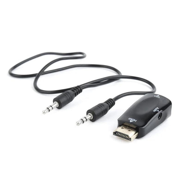 Gembird Adaptador HDMI a VGA y audio, negro Hover Image
