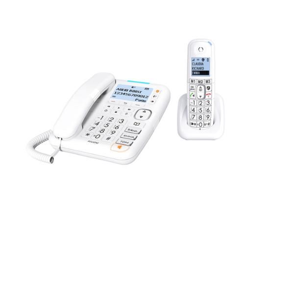 Teléfono Fijo Duo Alcatel Dec Xl785 Combo