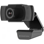 Webcam Fhd Conceptronic Amdis01b - 1080p - Usb - 30 Fps - Angulo Vision 90 - Foco Manual - Microfono Integrado