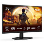 AOC Q27G42ZE 27 Wide Quad HD LCD Fast IPS 240 Hz/260 OC 1 ms Adaptative Sync Negro