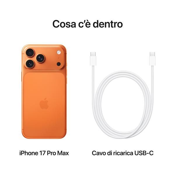 iPhone 17 Pro Max 256GB Naranja Cósmico