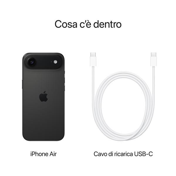 Smartphone Apple iPhone Air/ 256GB/ 6.5"/ 5G/ Negro Espacial