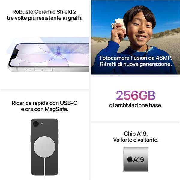 Movil Apple Iphone 17e 256gb Black