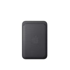 Cartera MagSafe de trenzado fino para iPhone, Negro