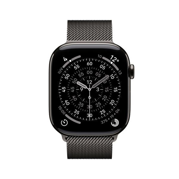 Smartwatch Apple Watch S11 gps + Cellular 46mm Slate Titanium Case Slate Milanese Loop M - L