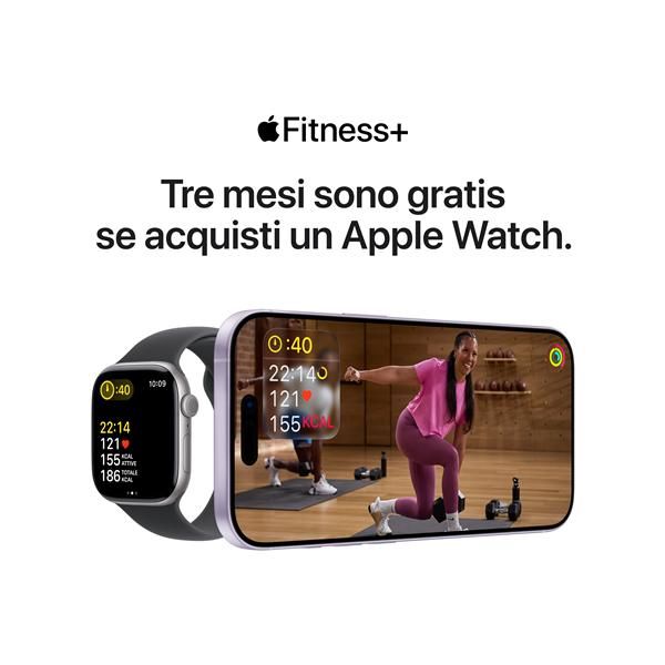 Apple Watch SE3/ GPS/ 40mm/ Caja de Aluminio Blanco Estrella/ Correa Deportiva Blanco Estrella M/L