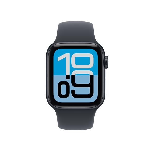 Apple Watch SE3/ GPS/ 40mm/ Caja de Aluminio Medianoche/ Correa Deportiva Negra S/M