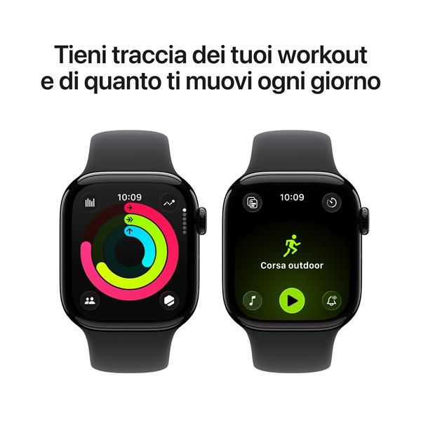 Apple Watch Series 11/ GPS/ 42mm/ Negro Azabache/ Correa Deportiva Negra (M/L) Main Image