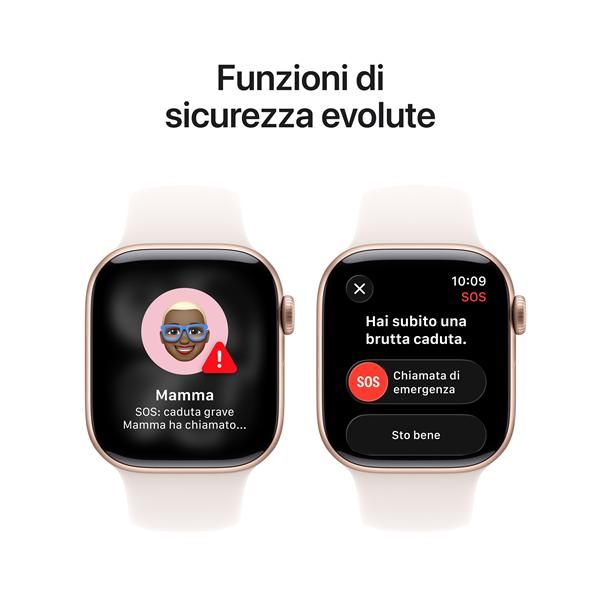 Apple Watch Series 11/ GPS/ 42mm/ Oro Rosa/ Correa Deportiva Rosa rubor (M/L) Main Image