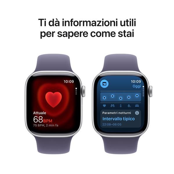 Smartwatch Apple Watch Series 11 gps 42mm Silver Case Purple Mist Sport Band M - L