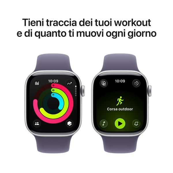 Smartwatch Apple Watch Series 11 gps 42mm Silver Case Purple Mist Sport Band M - L
