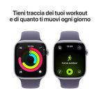 Smartwatch Apple Watch Series 11 gps 46mm Silver Case Purple Mist Sport Band S - M