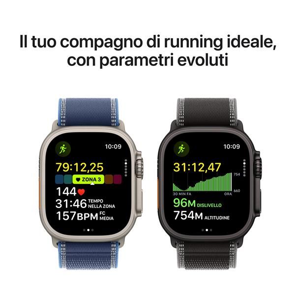 Apple Watch Ultra 3 GPS/ Cellular 49mm Caja de Titanio Natural/ Correa Ocean Azul Naútico