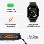 Smartwatch Apple Watch Ultra 3 gps + Cellular 49mm natural Titanium Case Blue Alpine Loop - M