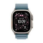 Smartwatch Apple Watch Ultra 3 gps + Cellular 49mm natural Titanium Case Blue Alpine Loop - M