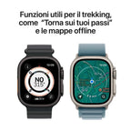 Smartwatch Apple Watch Ultra 3 gps + Cellular 49mm natural Titanium Case Blue Alpine Loop - L