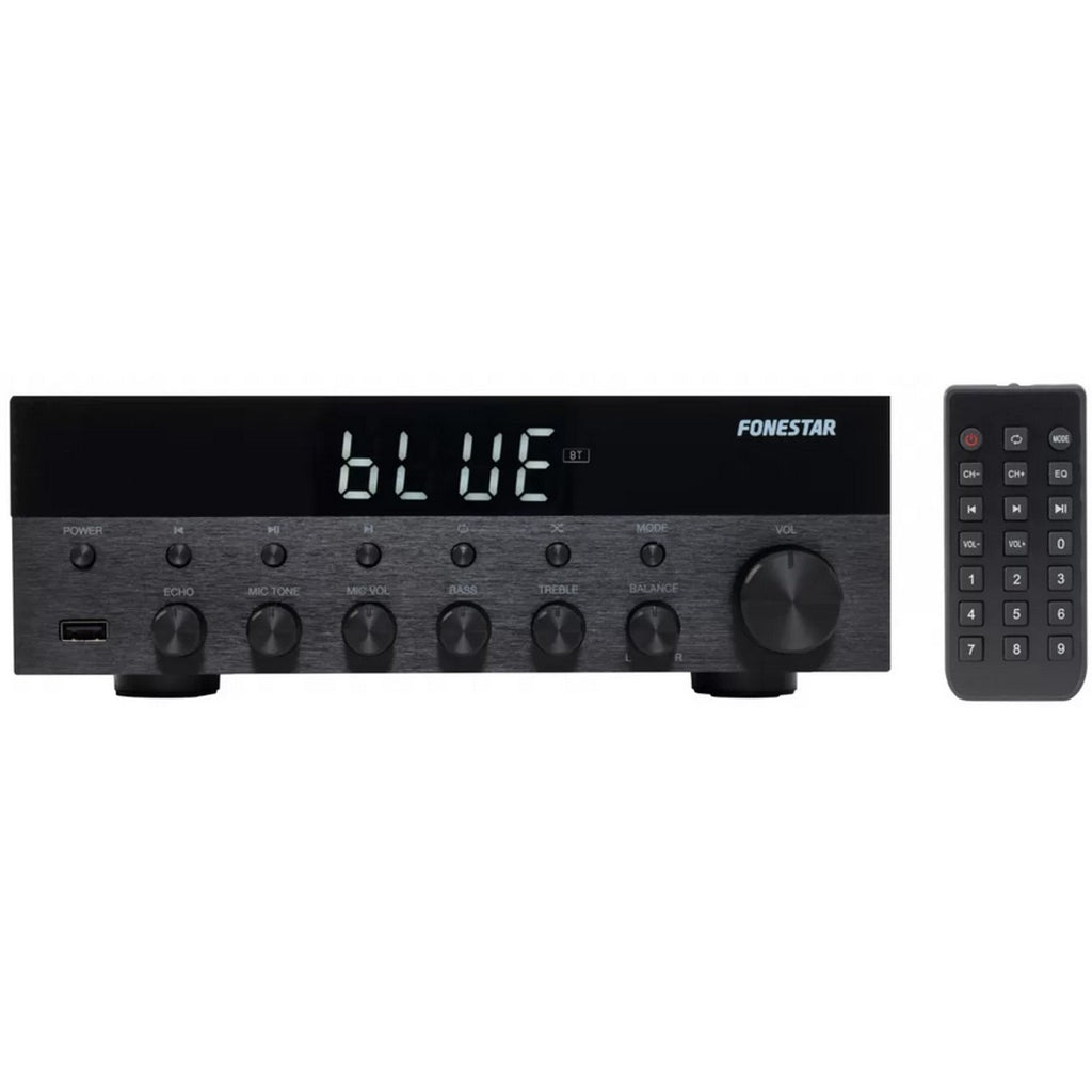Amplificador Estereo Hifi Fonestar As - 1515 - Bluetooth - Radio Fm - 15 + 15 W Rms Usb - Mp3