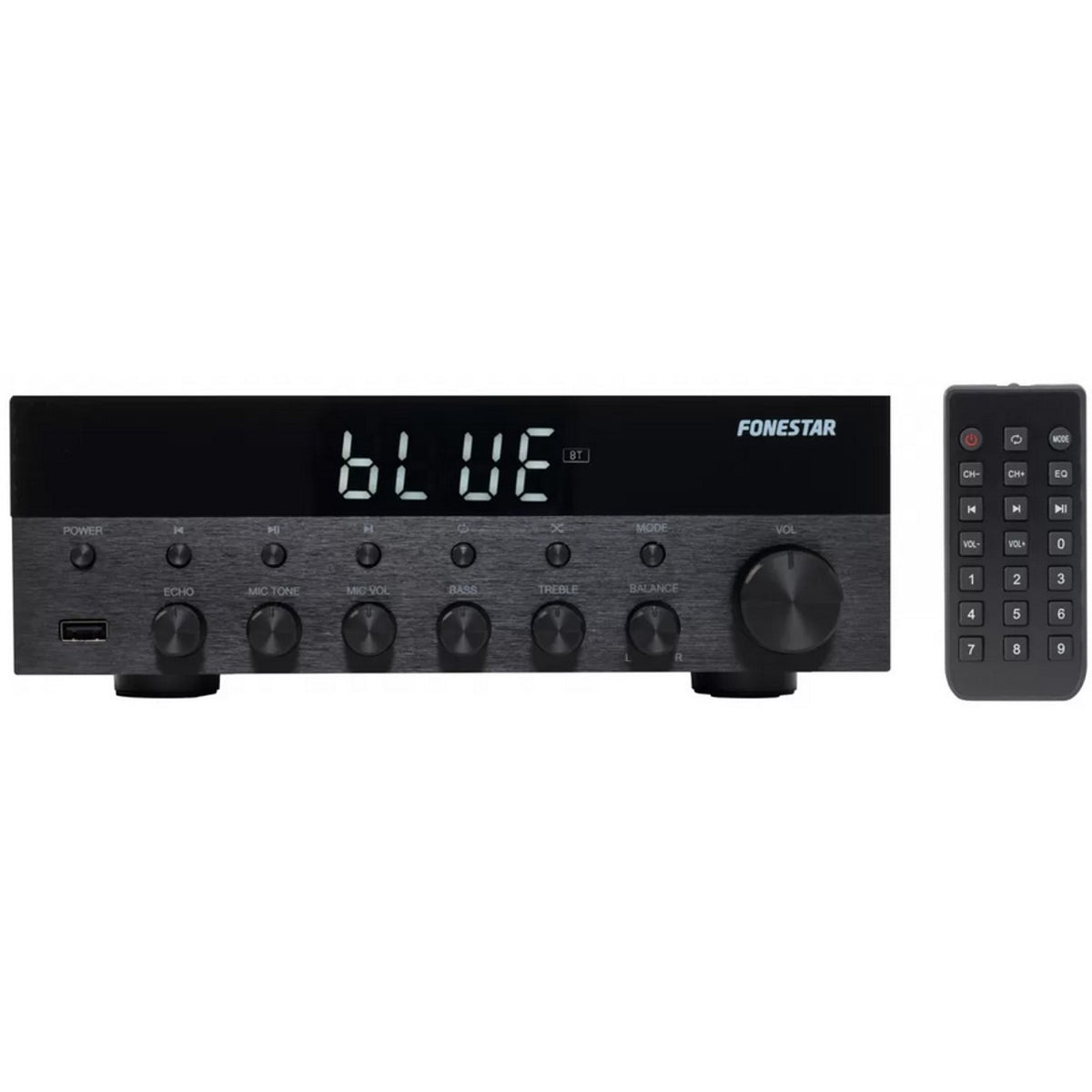 Amplificador Estereo Hifi Fonestar As - 1515 - Bluetooth - Radio Fm - 15 + 15 W Rms Usb - Mp3