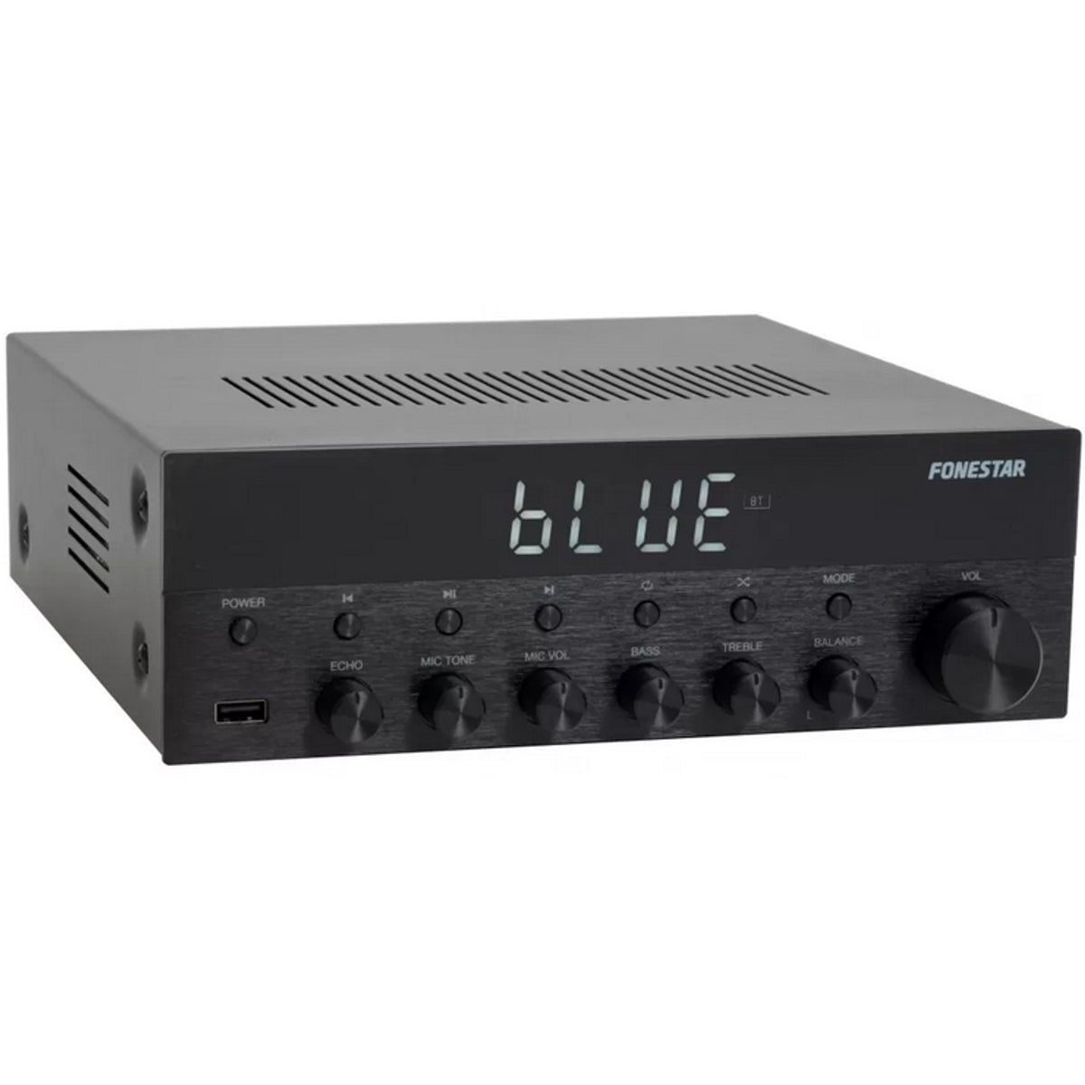 Amplificador Estereo Hifi Fonestar As - 1515 - Bluetooth - Radio Fm - 15 + 15 W Rms Usb - Mp3