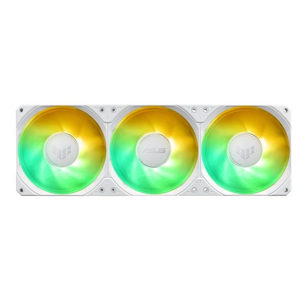 Kit Refrigeracion Liquida Asus Tuf Gaming Lc Iii 360 Argb Lcd 3x 120mm Blanco