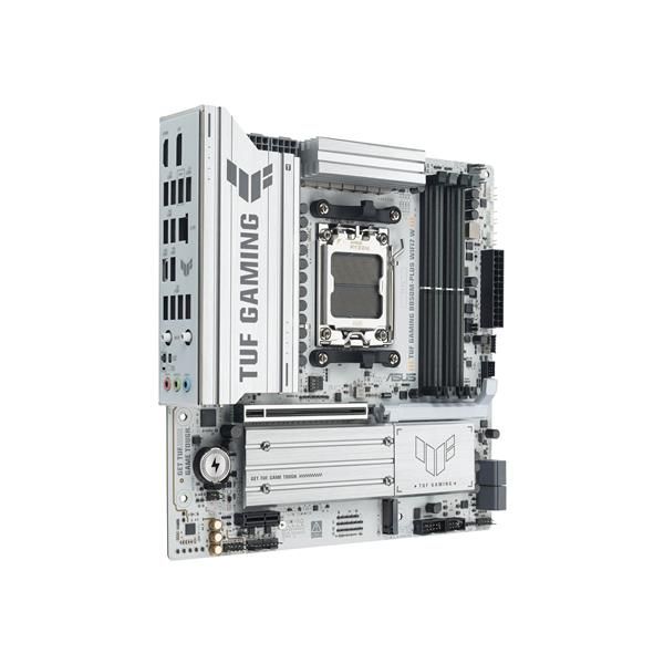 Pb Asus Tuf Gaming B850m-plus Wifi7 W Skt Am5 Microatx 4xddr5 Displayport Hdmi Usb 20gbps Blanco