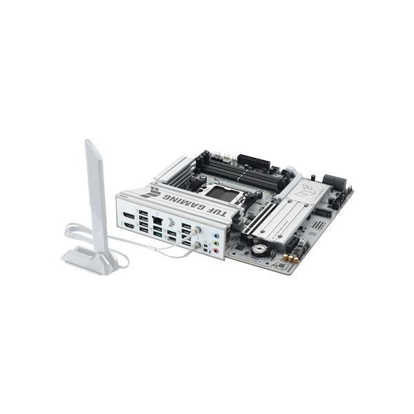 Pb Asus Tuf Gaming B850m-plus Wifi7 W Skt Am5 Microatx 4xddr5 Displayport Hdmi Usb 20gbps Blanco