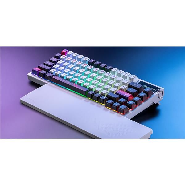 Teclado Gaming Asus Rog Azoth Nx Inalambrico Rgb Blanco Ingles