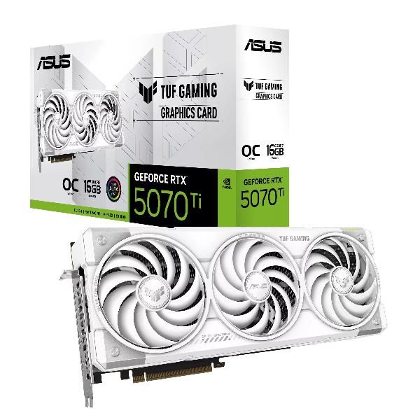 Asus TUF Gaming RTX 5070 Ti OC White Edition 16GB GDDR7 DLSS4