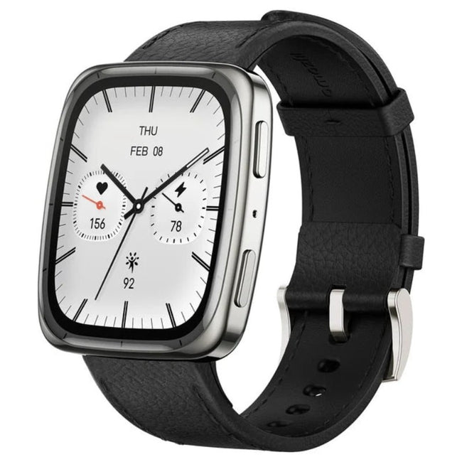 Smartwatch Amazfit Active 2 Square Correa Cuero Negro - Reloj Inteligente Hover Image