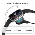Smartwatch Amazfit Active 2 Square Correa Cuero Negro - Reloj Inteligente