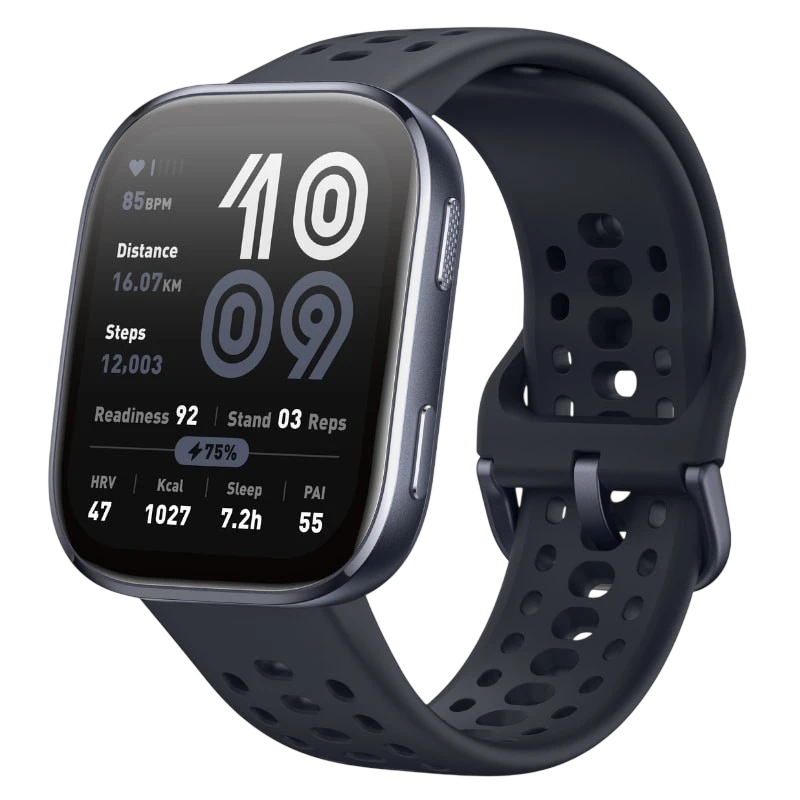 Amazfit Bip 6 Negro 1,97 pulgadas AMOLED 14 días +140 deportes 5ATM Smartwatch