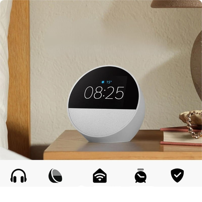 Amazon Echo Spot (2024) Despertador Inteligente Blanco