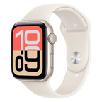 Apple Watch SE 3 GPS 44mm Blanco Estelar con Correa Deportiva Blanco S/M