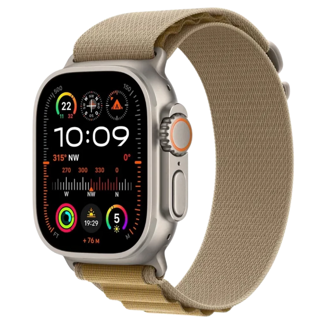 Apple Watch Ultra 2 GPS + Cellular 49mm con Correa Alpine Bronceado Hover Image