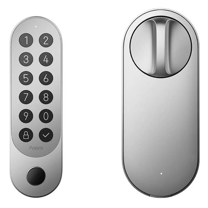 Aqara Smart Lock U200 Plata compatible con Alexa y Google Cerradura inteligente