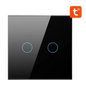 Avatto LZTS02-EU-B2 2 Botones ZigBee Negro - Interruptor Táctil Inteligente