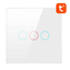 Avatto LZTS02-EU-W3 3 Botones ZigBee Blanco - Interruptor Táctil Inteligente