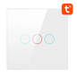 Avatto LZTS02-EU-W3 3 Botones ZigBee Blanco - Interruptor Táctil Inteligente
