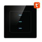 Avatto N-TS10-B3 3 Botones WiFi Negro - Interruptor Táctil Inteligente