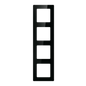 Avatto N-TS10-Frame-B4 Negro - Marco de Interruptores