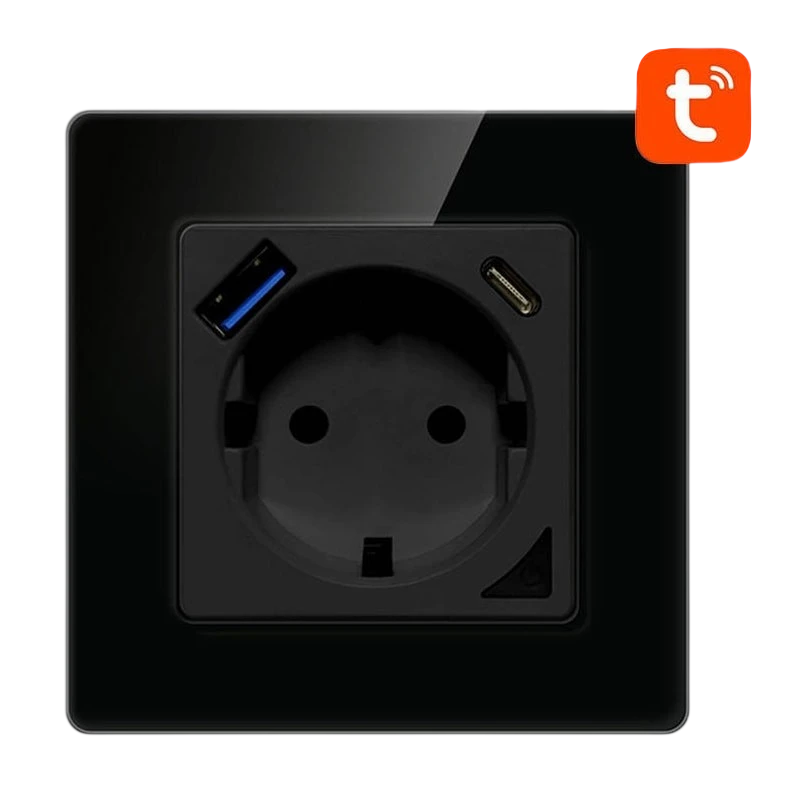 Avatto N-WOT10-USB-B WiFi Negro - Enchufe Inteligente